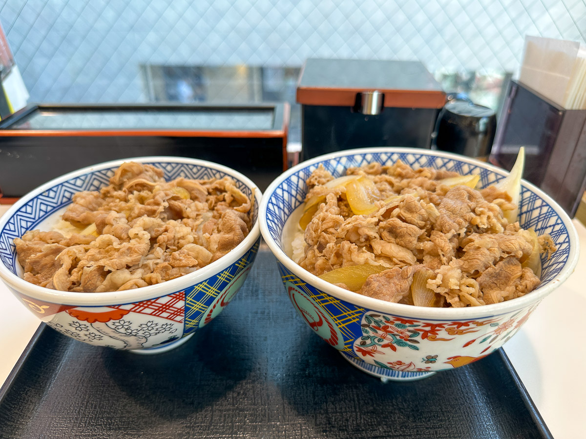 吉野家 特盛(?) 店舗デザイン丼 2つセット-