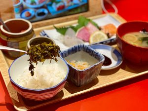 高菜漬けも食べ放題