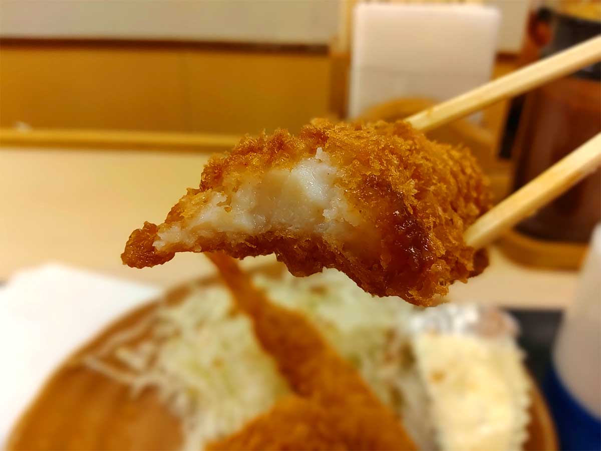 イカフライは食感がないほど柔らか。衝撃の美味しさでした!