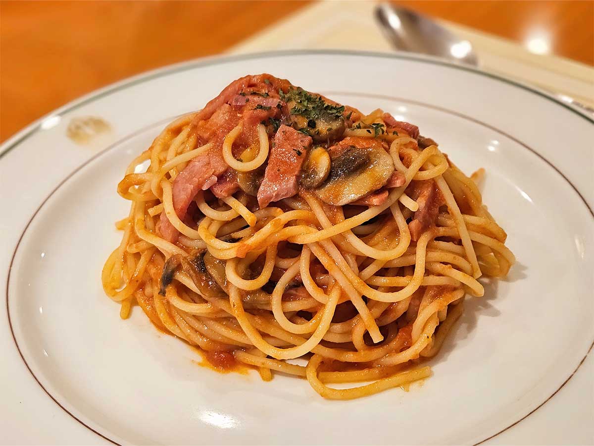 「スパゲッティ ナポリタン」2277円