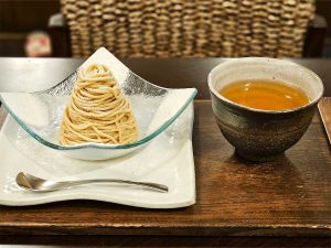 「モンブランデセル 厳選茎ほうじ茶セット」1600円