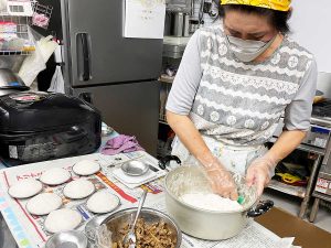 8取材日に調理されていたのは、日本ではあまり見かけない台湾伝統料理「肉圓（バーワン）」