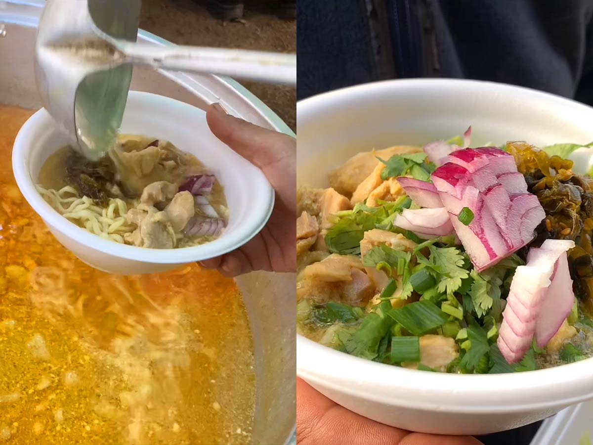 タイ北部の料理「カオソーイ」を発見!