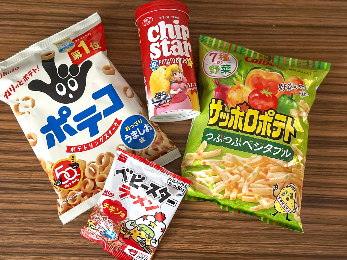 フライ（油で揚げている）系のスナック菓子（食楽web）