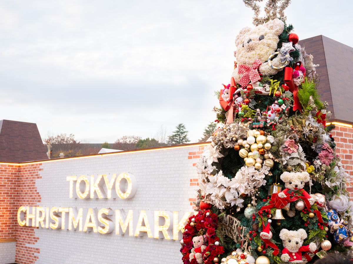 エントラスの可愛いクリスマスツリー