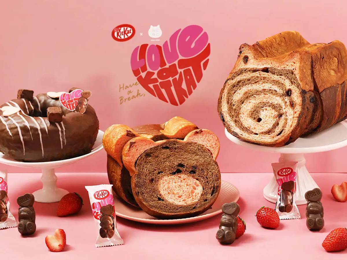 くま型食パンが可愛すぎる！ キットカットのバレンタイン限定『キットカット ハートフルベアー』とは？
