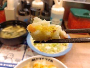 ドフィノワーズの味わいはズバリ「温かいポテサラ」。優しい味わい