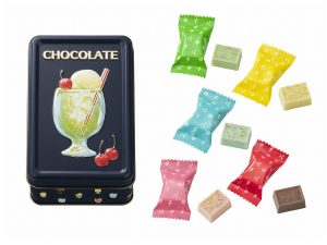『メリーチョコレート』の「アソートメント缶（ミニ）」10個入 1,080円。3月31日まで販売