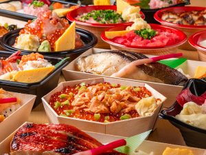 海鮮丼や焼き魚弁当が豊富！ 魚欲が満たされます