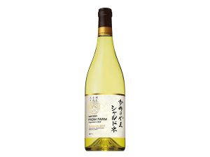 「SUNTORY FROM FARM かみのやま シャルドネ 2023 白」辛口、750ml、alc.12％