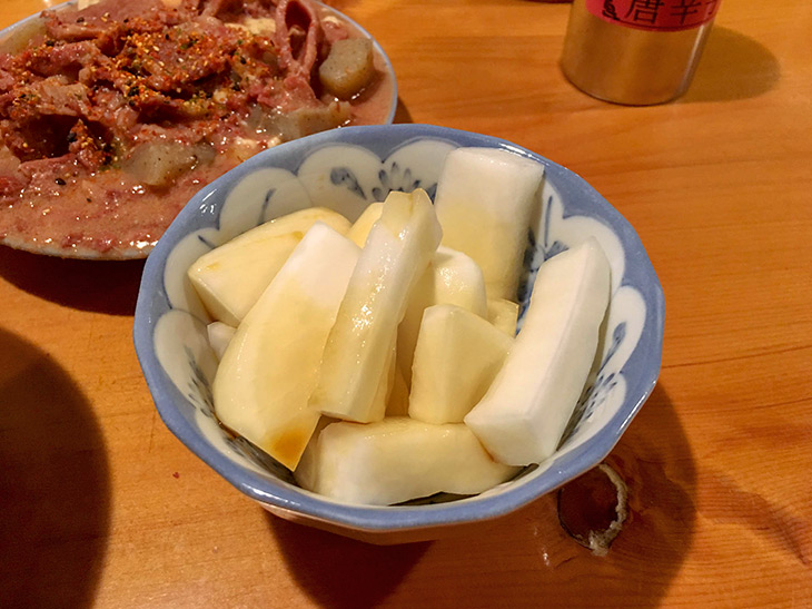 こちらは大根のお新香