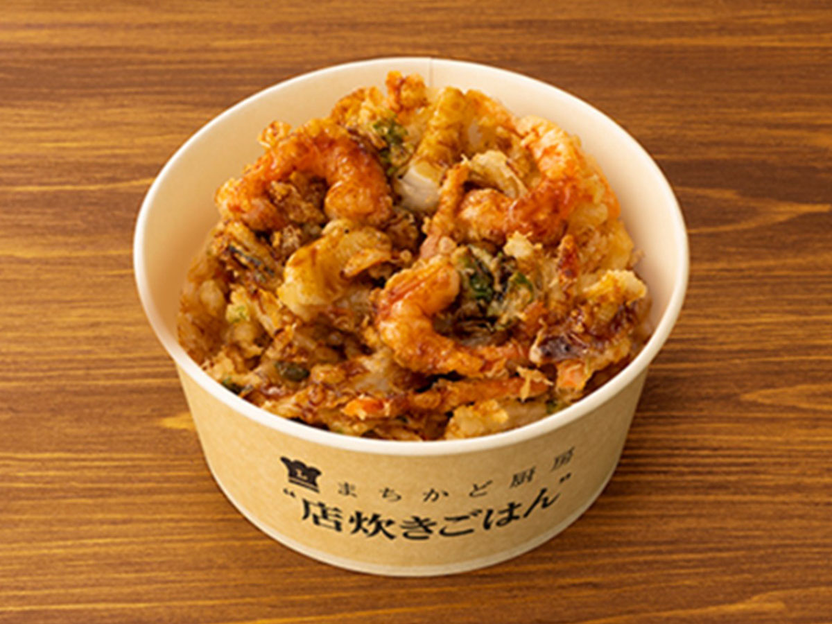 「まちかど厨房」の「海鮮かき揚げ丼」[食楽web]
