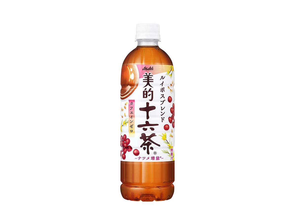 6月18日発売の「美的十六茶」ペットボトル630ml、希望小売価格160円(税別)