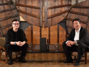 左が『Clear』代表の生駒龍史さん、右が『永井酒造』代表の永井則吉さん
