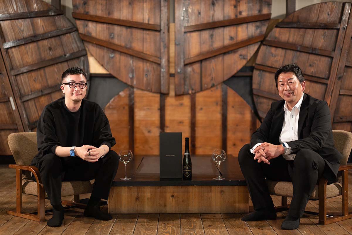 左が『Clear』代表の生駒龍史さん、右が『永井酒造』代表の永井則吉さん