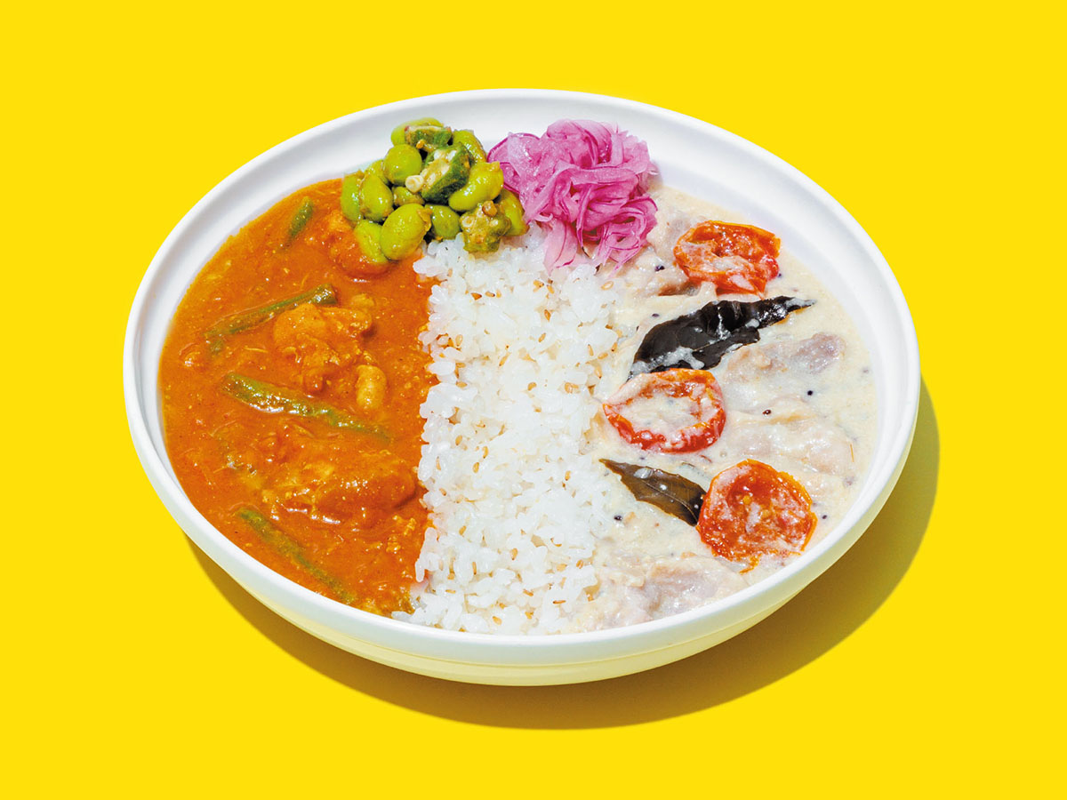 「北インド風バターチキンカレー」&「白いスパイスカレー」