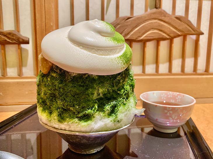 「河越抹茶みるくと白あずき」1600円