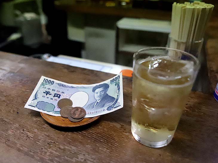 酒飲みには便利すぎるキャッシュオンシステム