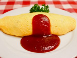 「ライスオムレツ」「ライスオムレツ」