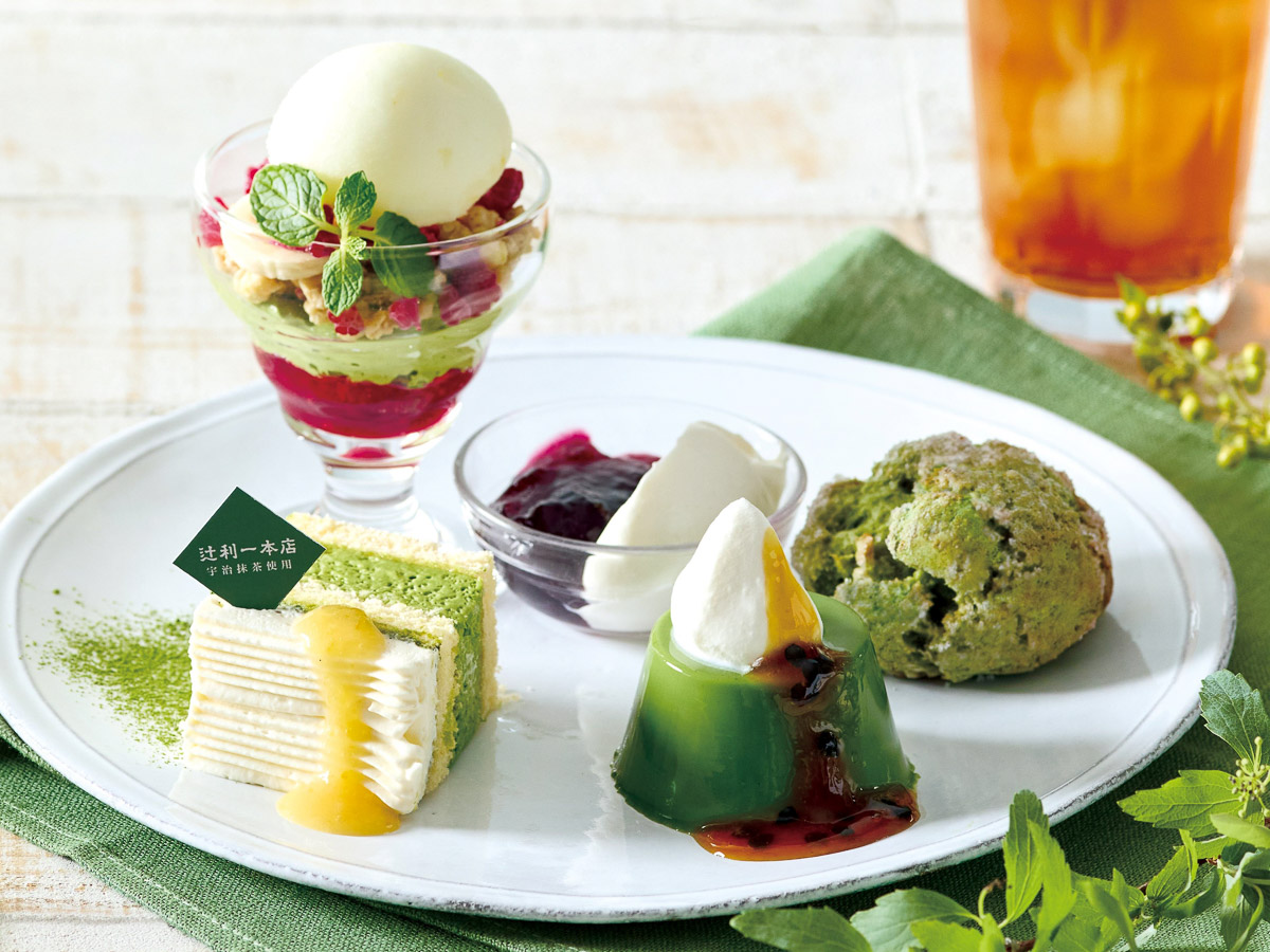 「宇治抹茶のサマーアフタヌーンティーセット(紅茶付き)」 2200円