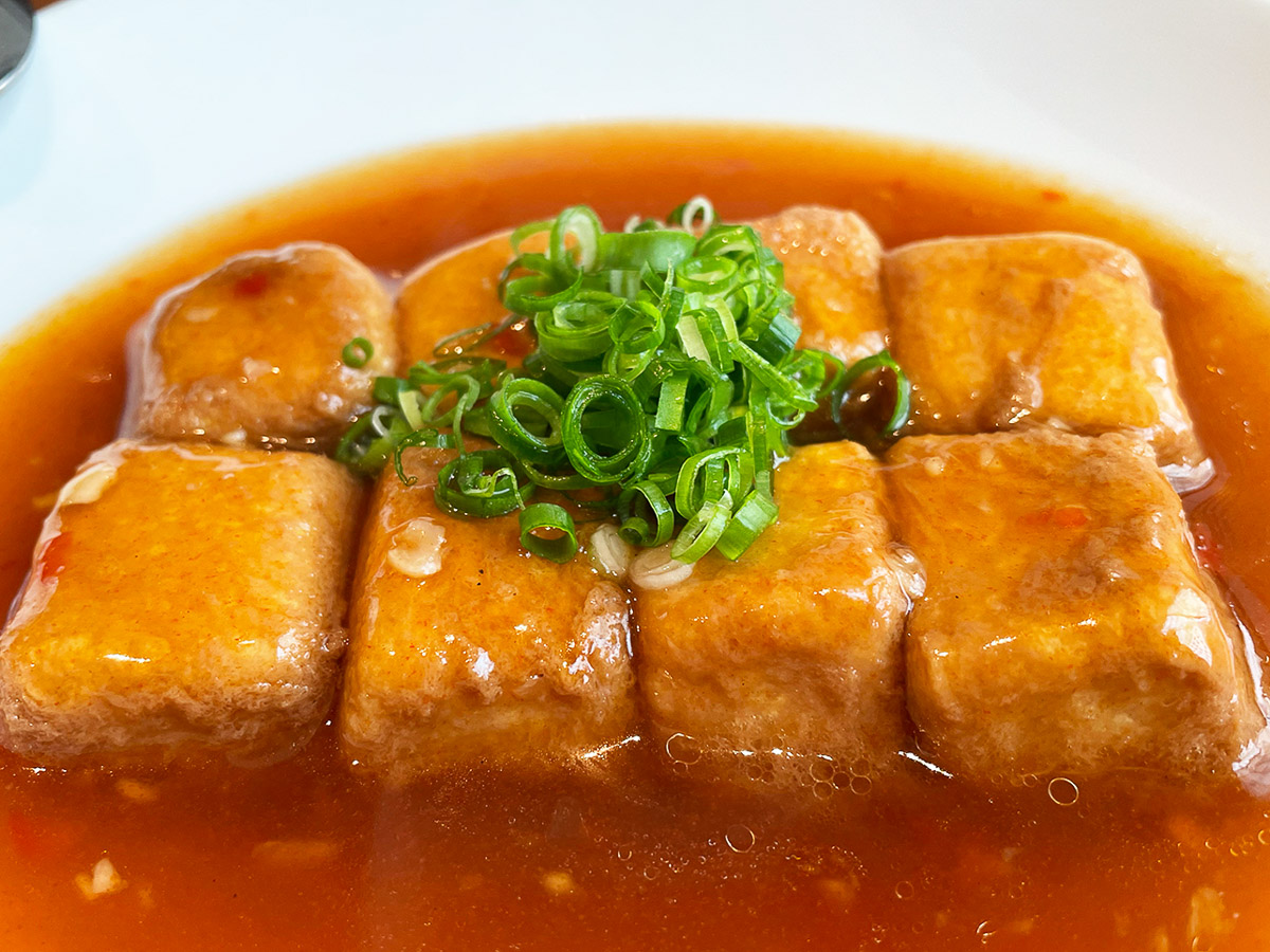「老皮嫩肉(台湾揚げ出し豆腐)」