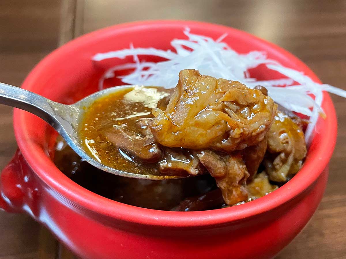 「ビヤホールの煮込み」