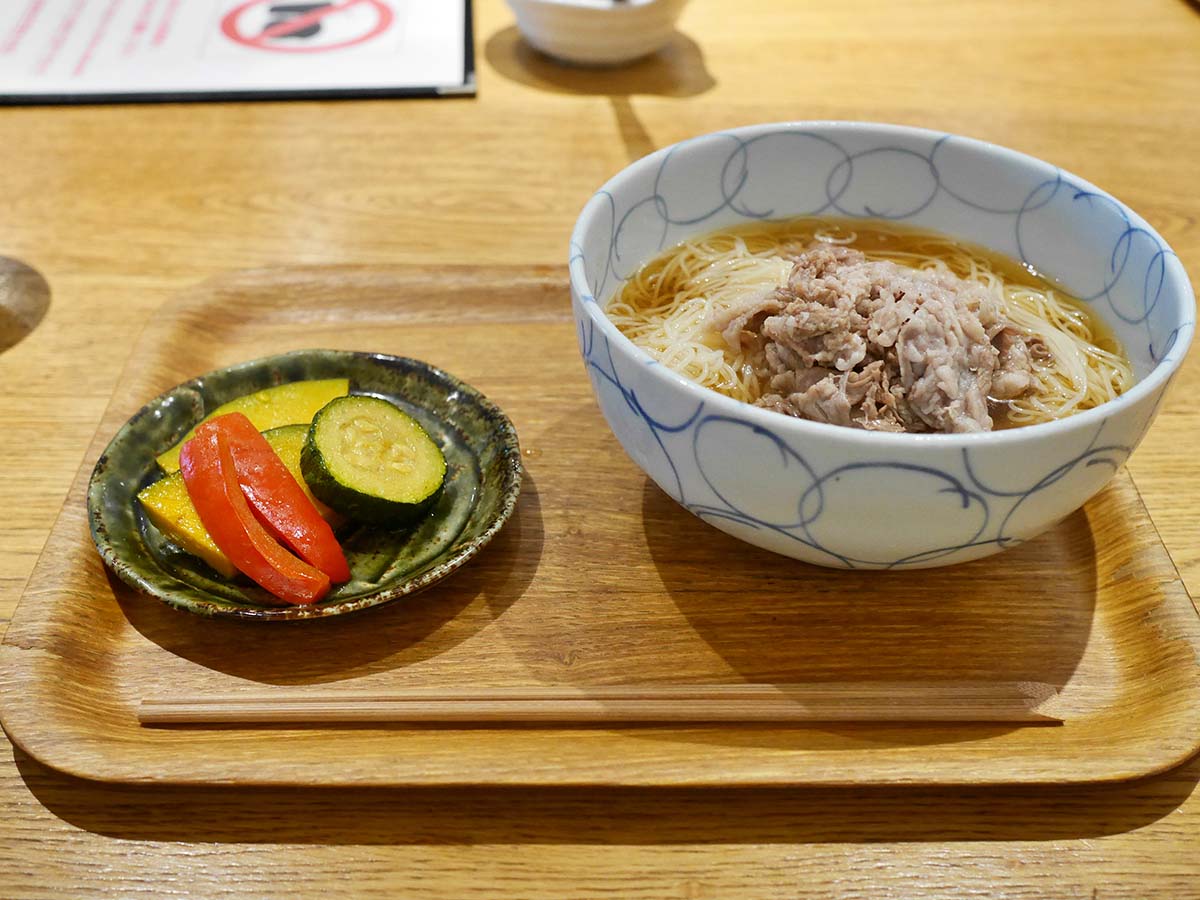「肉そうめん」1300円