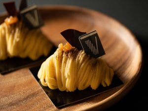 「鳴門金時モンブラン」648円、テイクアウトのみ　販売期間：9月中旬～終了未定、1日15点（数量限定、なくなり次第終了）