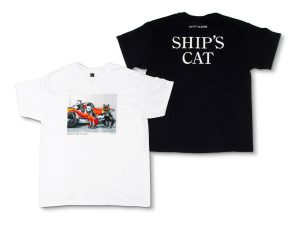 CAP）SHIP’S CAT （Crew）／Tシャツ白・黒 5500 円（税込）［食楽web