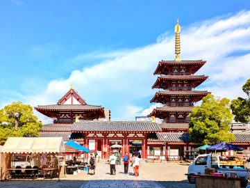 【大阪観光】日本最古の寺院「四天王寺」の楽しい巡り方。絶品の“だし巻き玉子”ランチも