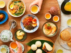 ごはんものから麺類、おやつ、デザート、台湾茶まで、こだわりの27品が勢ぞろい