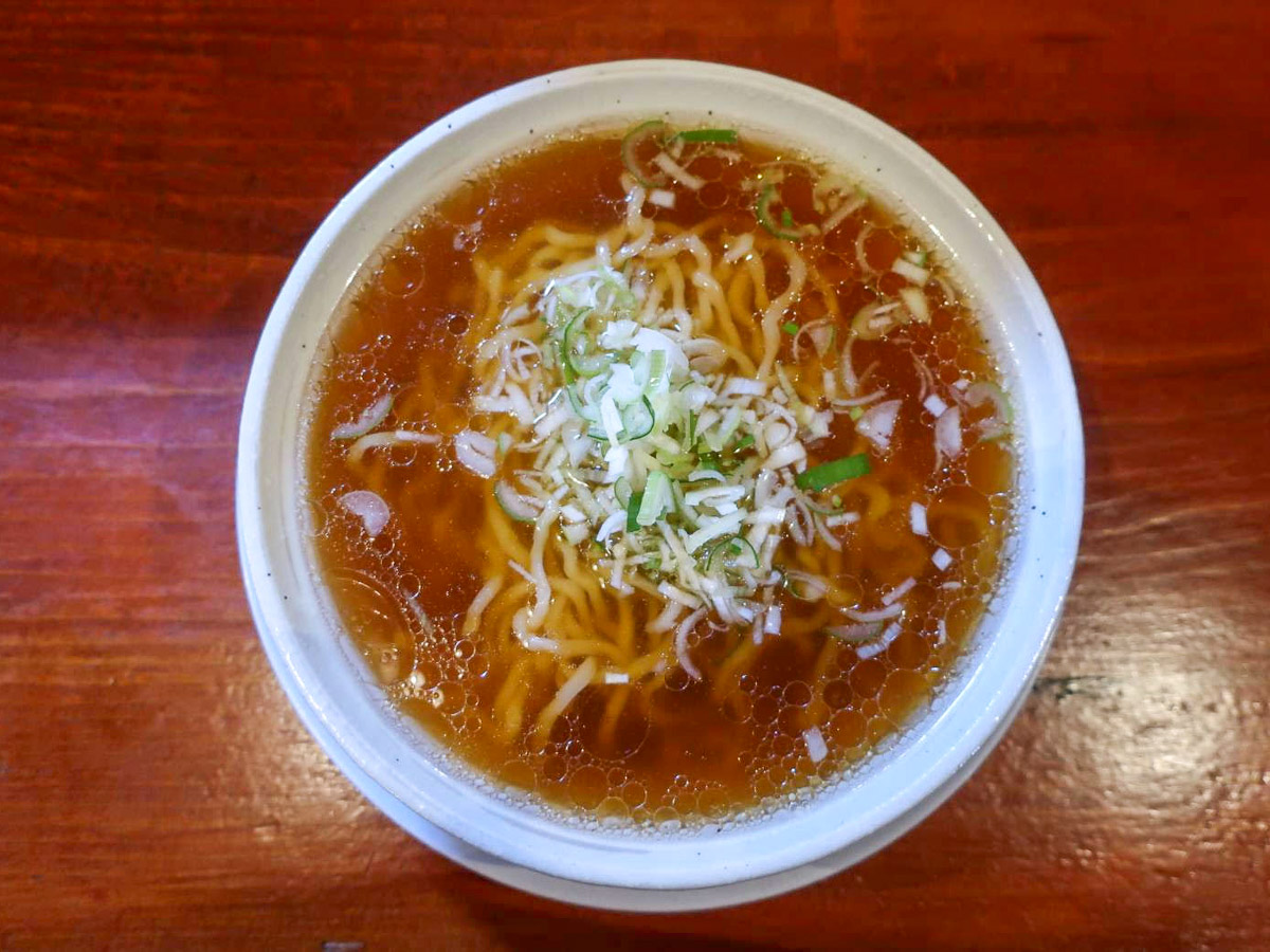「かけとりそば(醤油味)」