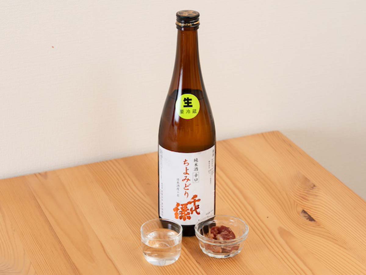 ちよみどり(奥田酒造)×燻製ベーコン