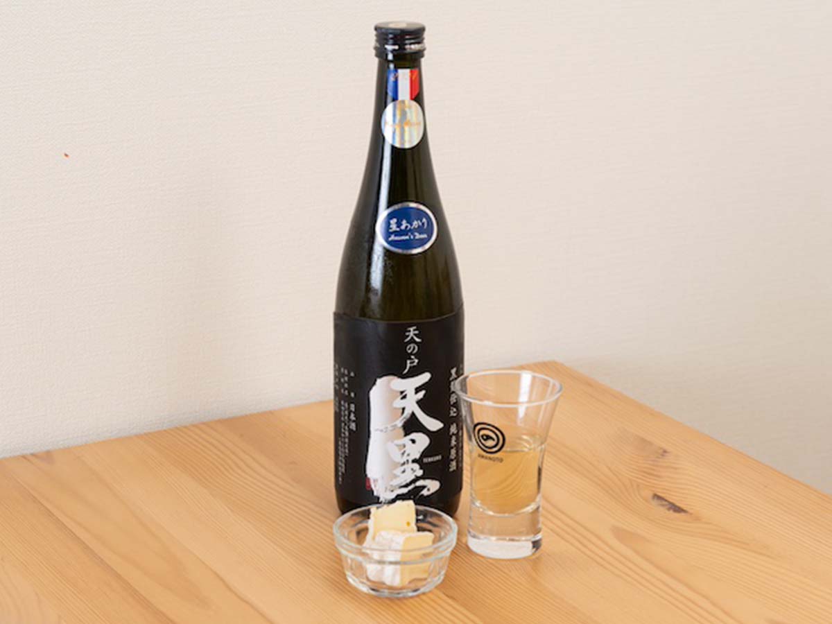 天黒(浅舞酒造)×ブリー(チーズ)