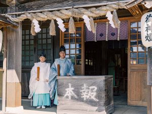 大仁神社の神主さん　提供：伊豆マリオットホテル修善寺 ［食楽web］