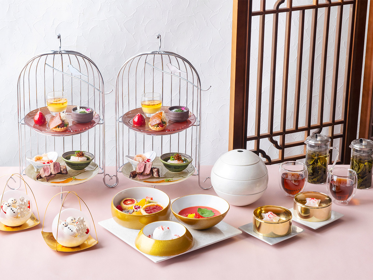 「ストロベリーチャイニーズアフタヌーンティー」［食楽web］