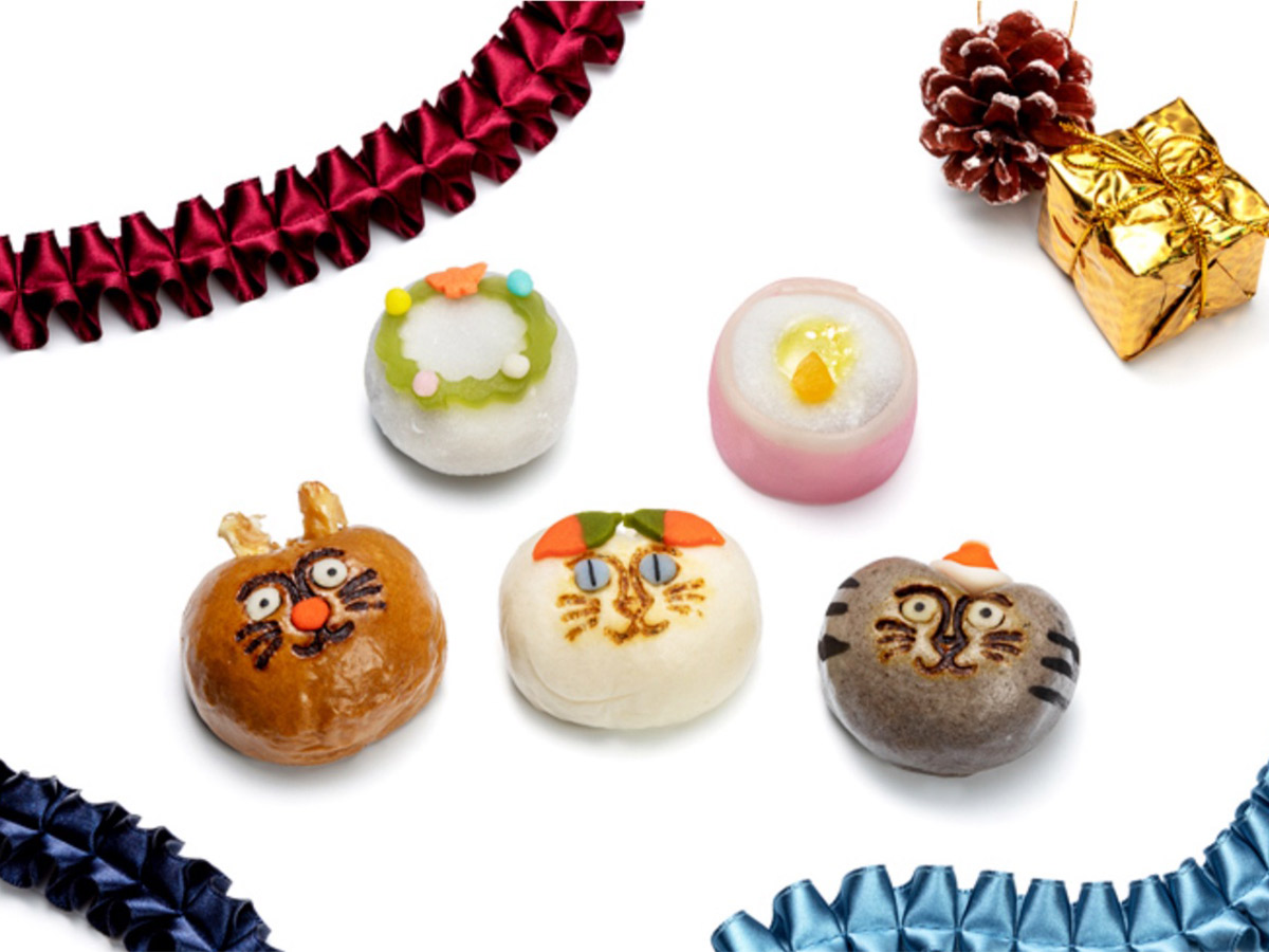 キョトン顔がかわいいクリスマス仕様の猫たち［食楽web］