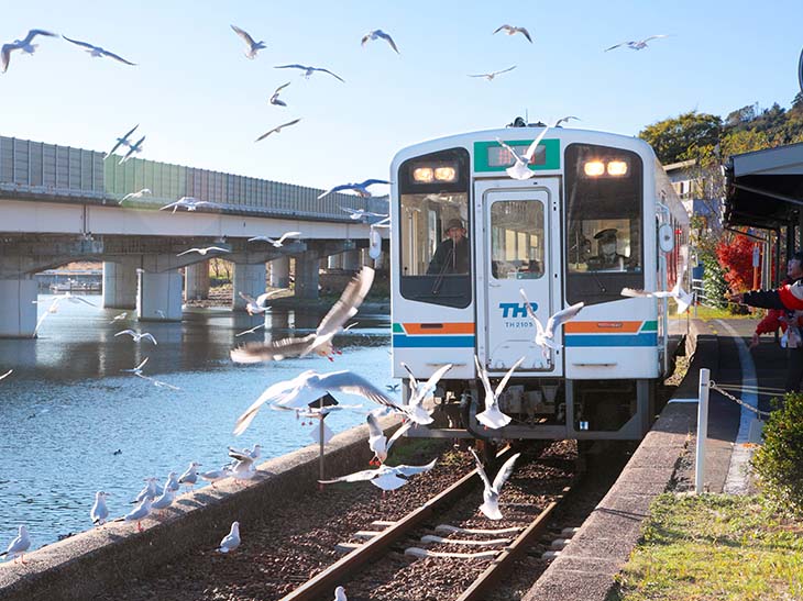 浜名湖佐久米駅。提供:静岡県観光協会