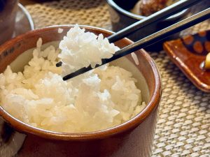 本場のコシヒカリは感動ものの旨さ。おかわりも自由
