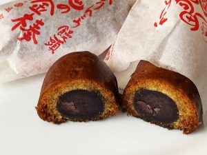 菓子処 京屋「かりんとう饅頭 鬼の金棒」（1個 162円）