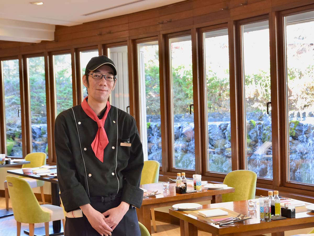 今回のピッツァを考案したシェフの一人、古川勇太さん