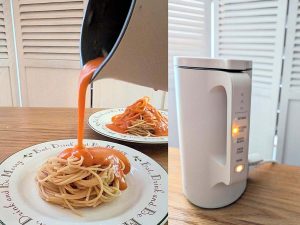 材料を入れたら「POTAGE＆PASTEモード」をセレクト