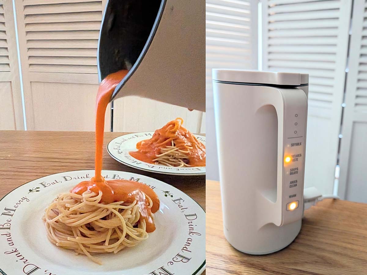材料を入れたら「POTAGE&PASTEモード」をセレクト
