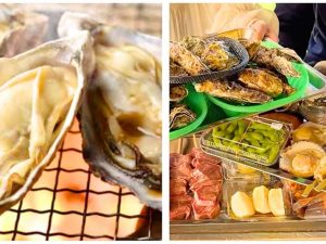 牡蠣だけでなくお肉や海鮮もBBQで楽しめます