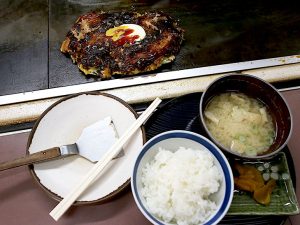 「豚玉定食」