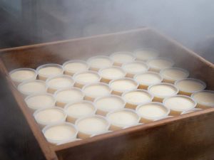 出来立てのプリン