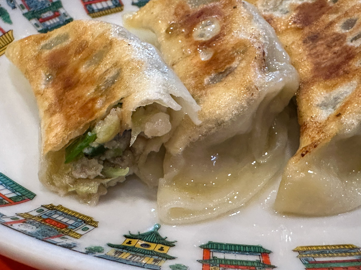 餃子の餡がとっても美味しいです!