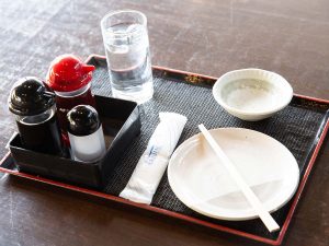 蒸し釜使用料と引き換えにもらう食器と調味料