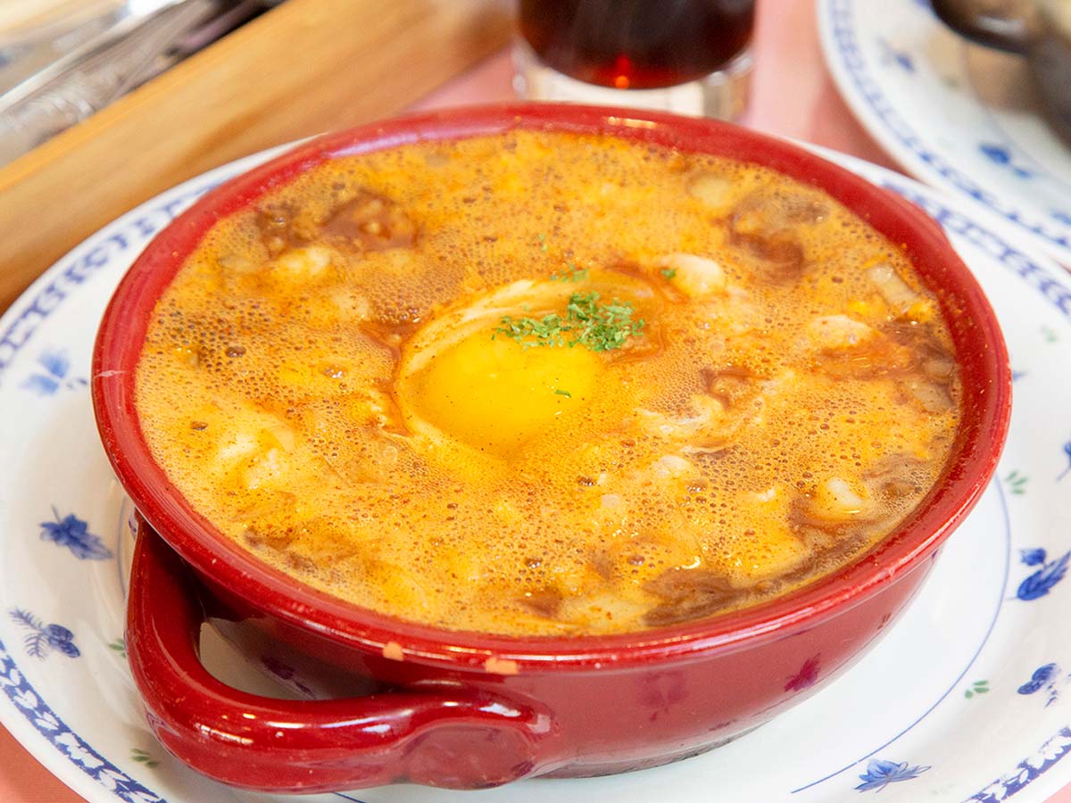 オリジナルメニューの「スペインおじや」
