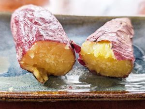 浸水したさつまいもは中心部までしっとり ［食楽web］